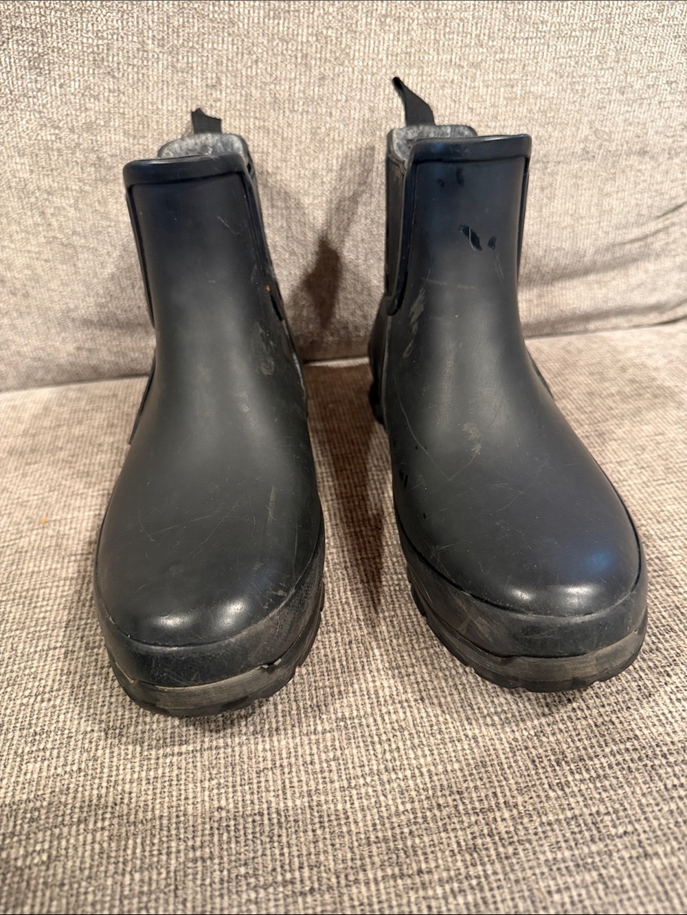 BOGS-Black Waterproof Chelsea Rain Boots (women’s size 7)